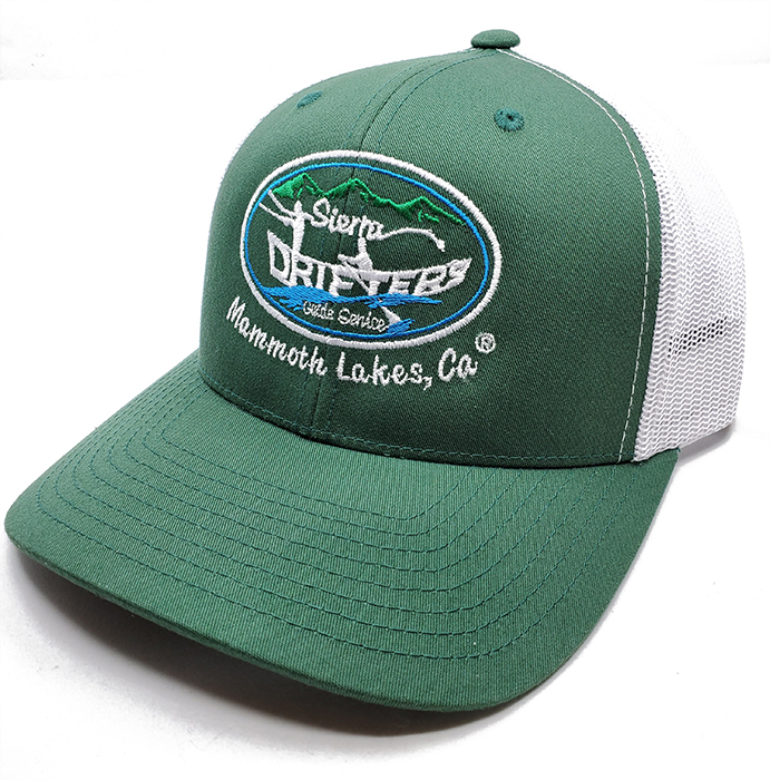 LOGO TRUCKER HAT (EVERGREEN/WHITE) - Sierra Drifters Guide Service