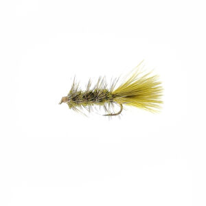 A streamer fly for fishing.